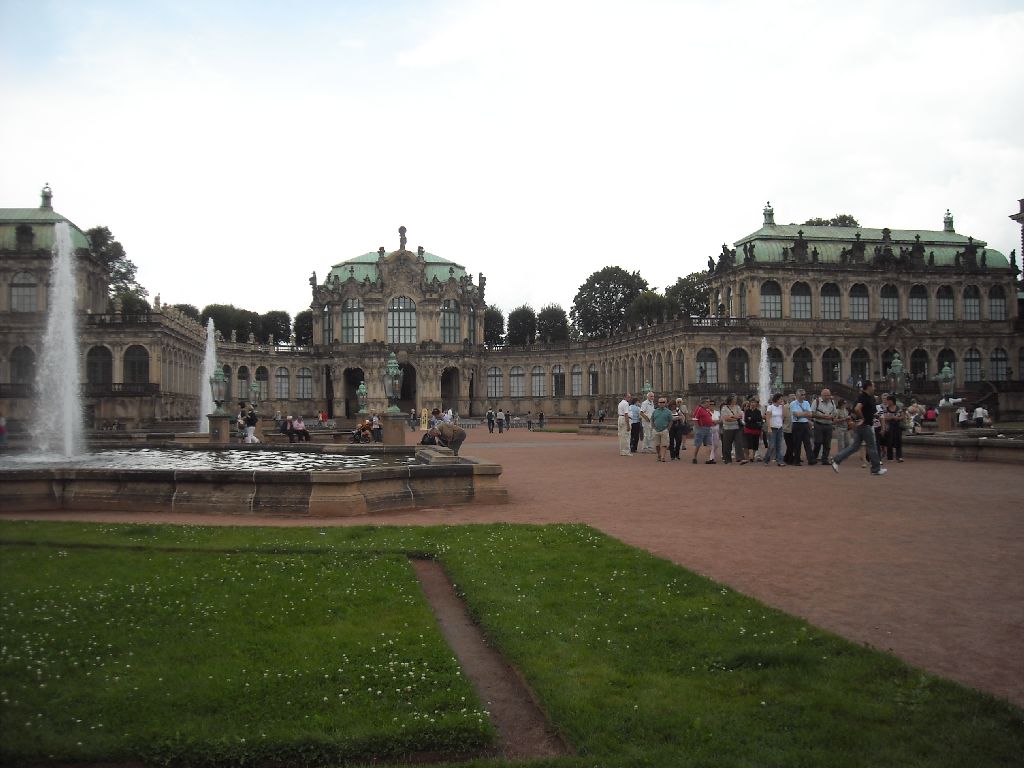 Dresden - Teilansicht Zwinger